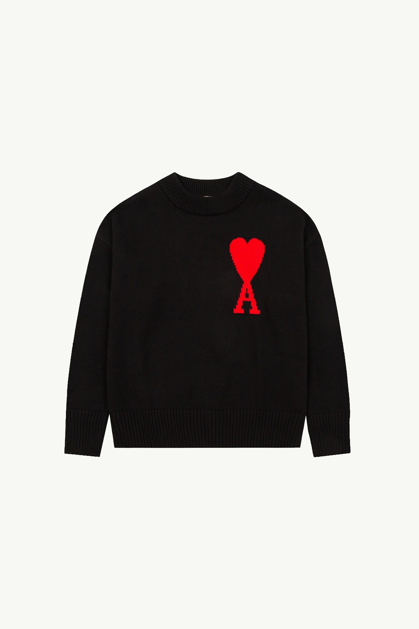 "Heart" - Sweater Black