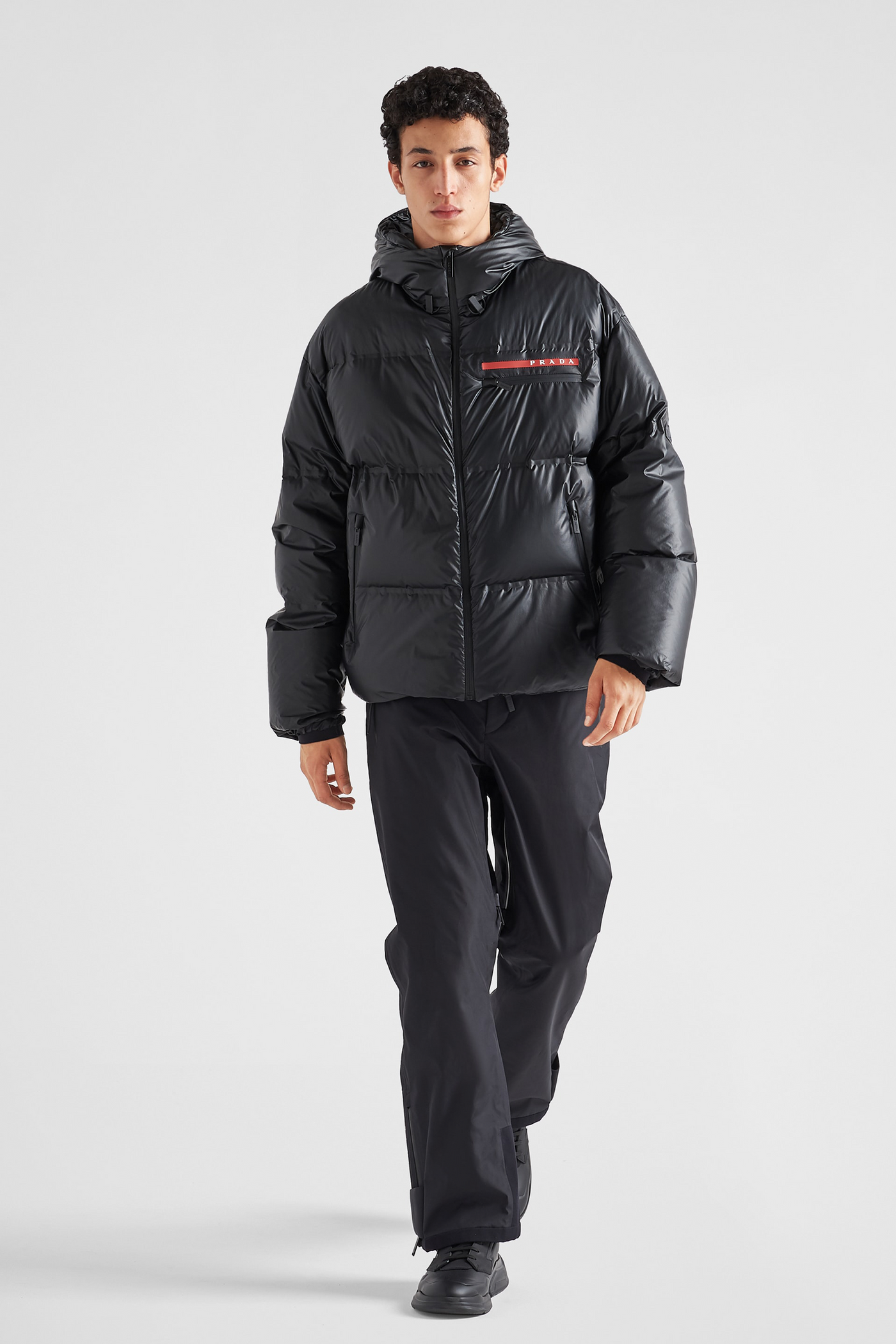 "PR" Steppjacke mit Kapuze