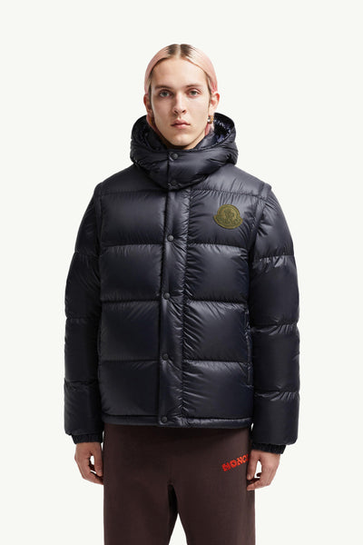 "MC" Cyclone kurze 2-in-1-Daunenjacke mit Kapuze