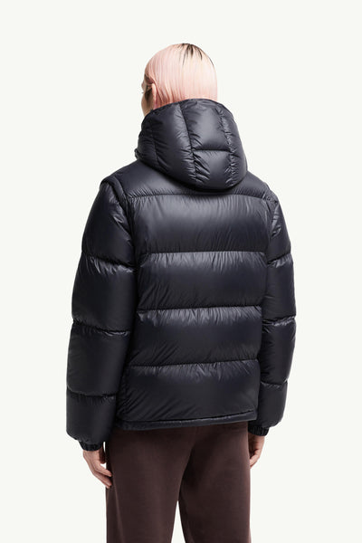 "MC" Cyclone kurze 2-in-1-Daunenjacke mit Kapuze