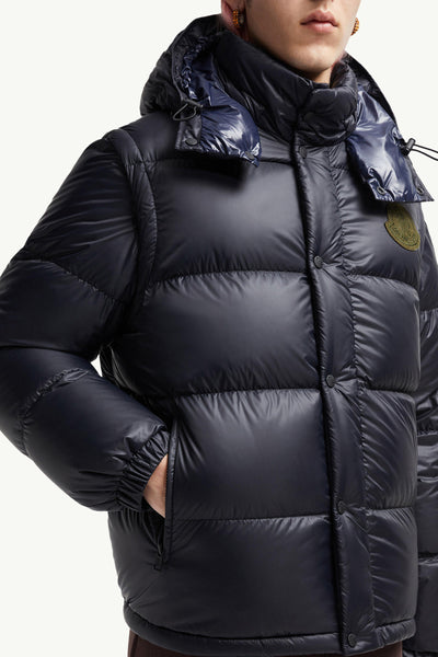 "MC" Cyclone kurze 2-in-1-Daunenjacke mit Kapuze
